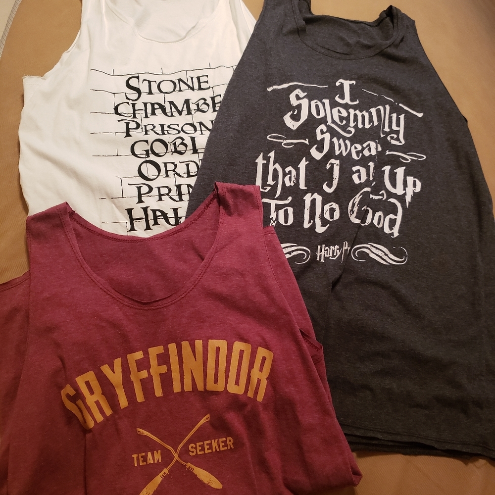 Harry Potter Medium Tank Tops (lot of 3)